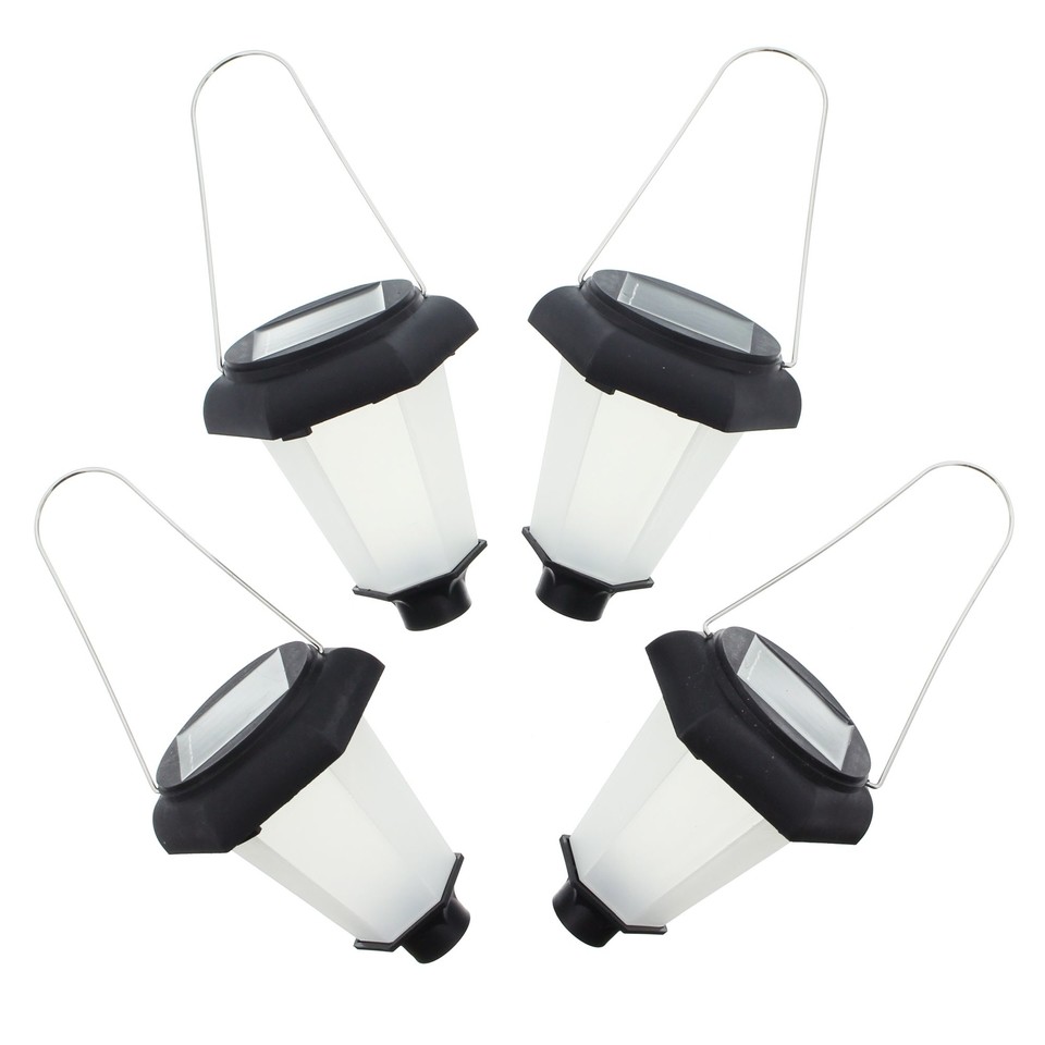 Gartenbeleuchtung Laterne 4er Set Solar Hänger “Laterne” Garten Deko