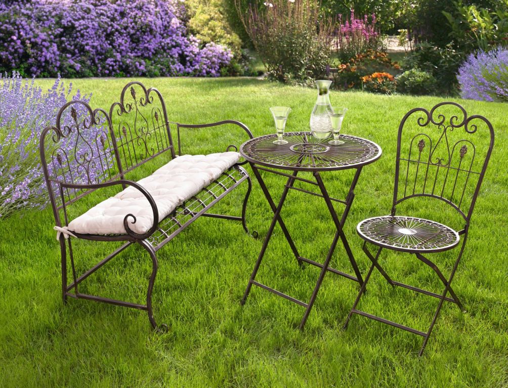 Metall Klapptisch Provence Im Antik Design Neu Garten Balkon