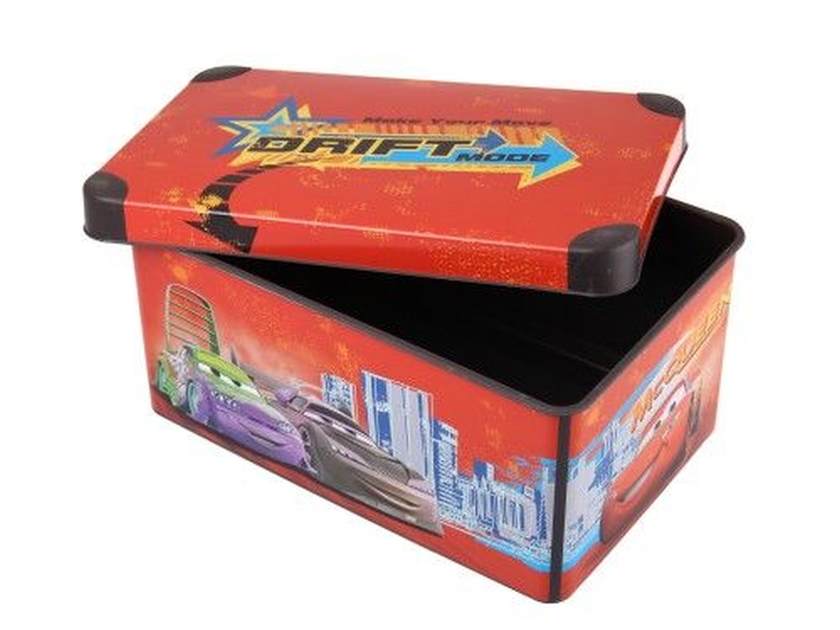 Curver Disney CARS Spielzeug Aufbewahrungs Box 7 L Deko Kiste Box Kassette
