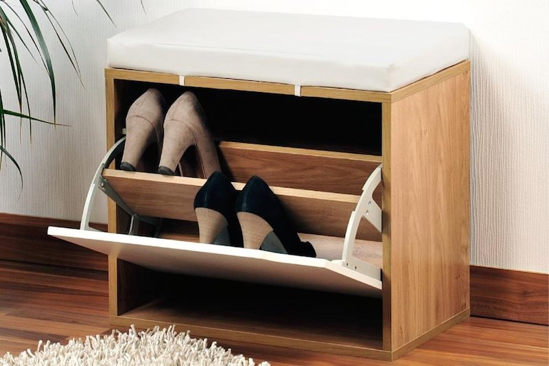 kesper schuhbank mit sitzkissen